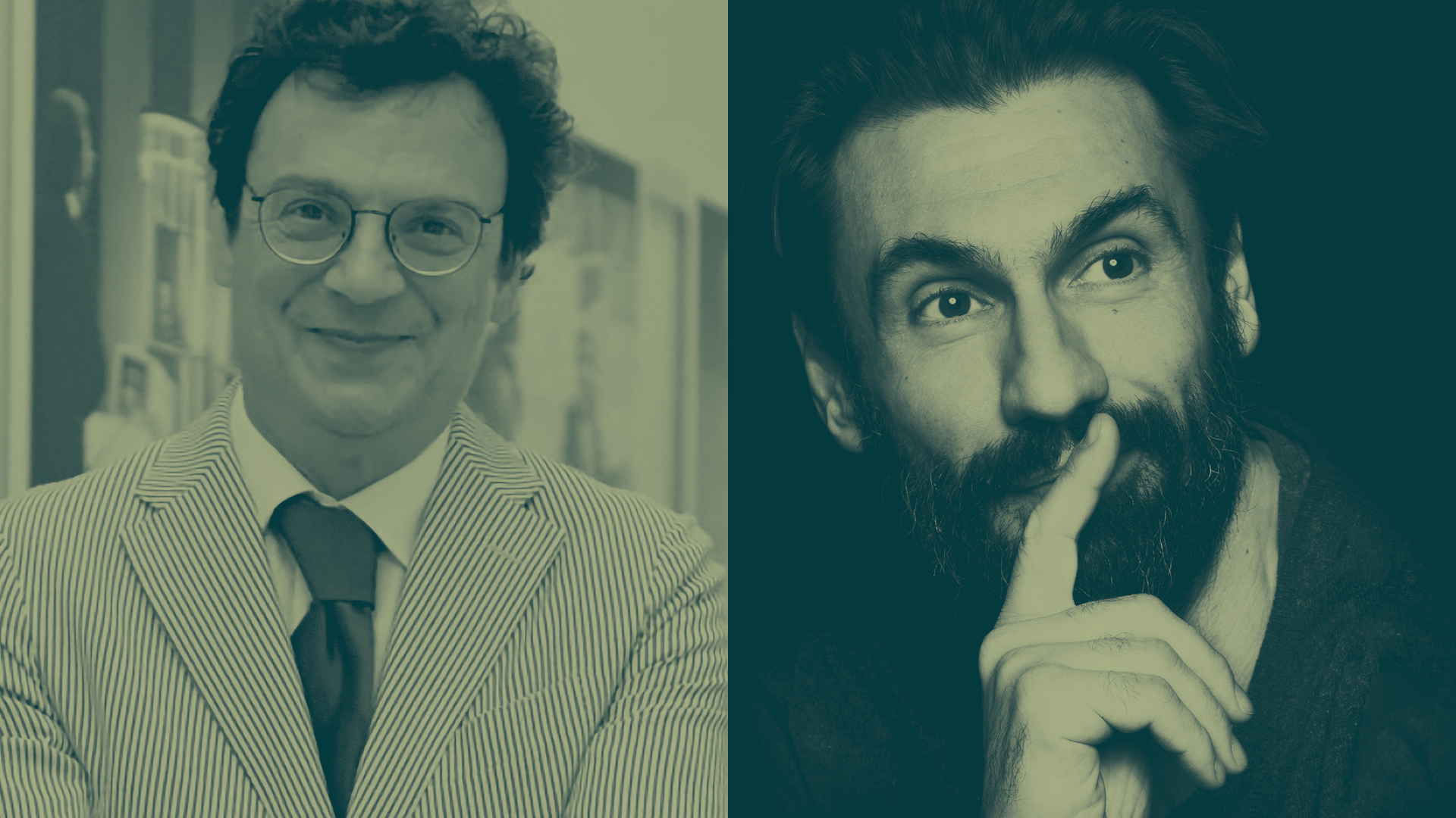 Fabrizio Gifuni e Stefano Bartezzaghi